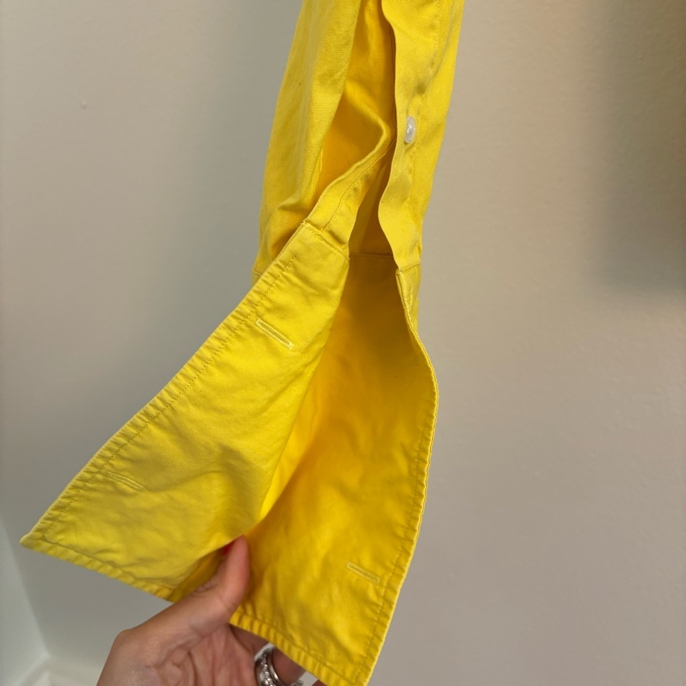 Ralph Lauren yellow button down Shirt - Picture 4 of 8